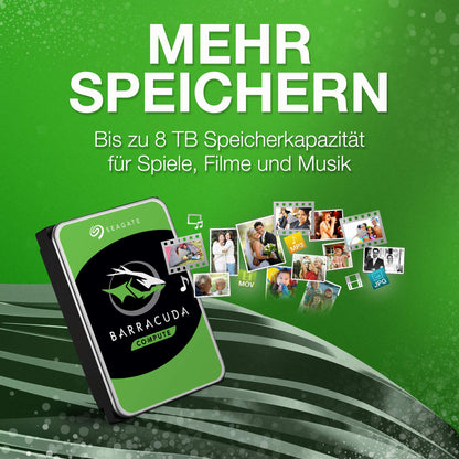 Seagate BarraCuda 2TB interne Festplatte HDD - 3.5 Zoll