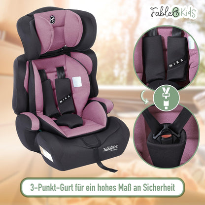 FableKids 9-36kg 76-150cm ECE R129/03 Kinderautositz - Pink