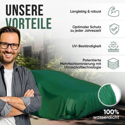 ORGAFLIX Premium Abdeckplane 6x8m - Reissfest & Wasserdicht