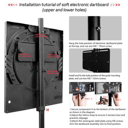 CyeeLife professioneller mobiler Dartständer für Dartscheiben