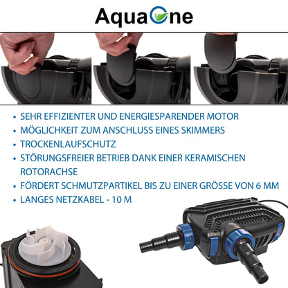 AquaOne Eco Teichpumpe Filterpumpe - CTF-B 10000