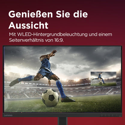 Lenovo L27-41 27 Zoll Full HD Monitor, 100 Hz, IPS, Raven Schwarz