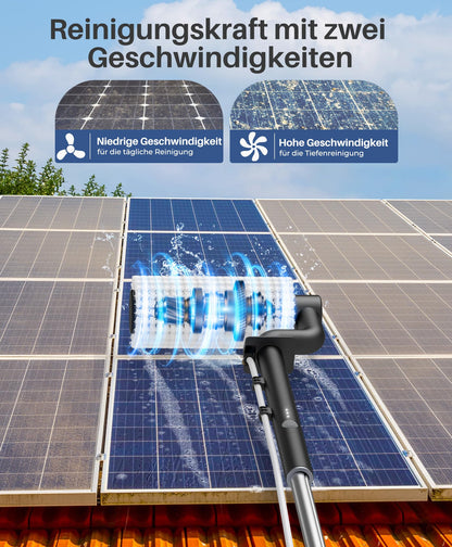 LyriFine Elektrische Teleskop-Waschbürste mit Wasseranschluss 6,2 m