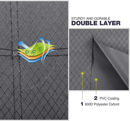 REDCAMP Feldbett Klappbar Campingbett - extra breit 71cm grau