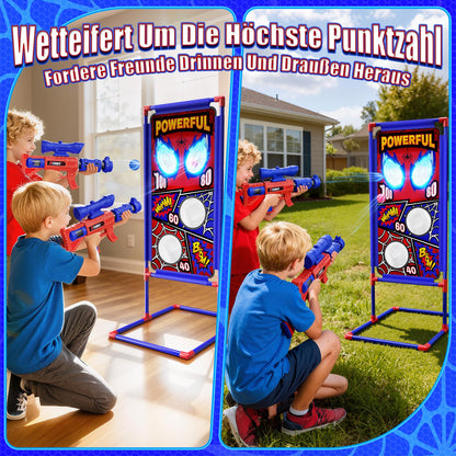 Mirthigig Schiesspiel Set, 2 Pump-Blaster und 24 Schaumstoffbälle