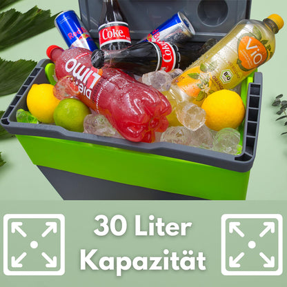 Steinborg Kühlbox elektrisch 30 Liter mit Warmhaltefunktion 12V/230V