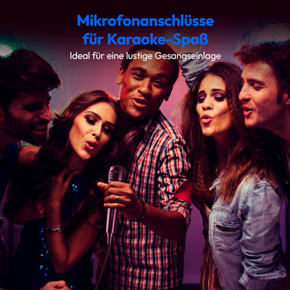 MEDION PE-1 Pure Partybox Bluetooth-Lautsprecher mit Karaoke