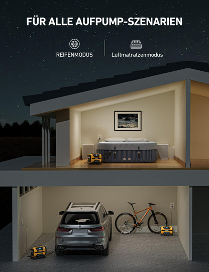 AstroAI Kompressor Multifunktional - 12V/230V Dual Power