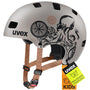 uvex Kid 3 cc Kinderhelm Oak Brown-Octopus matt 55-58 cm, Hartschale mit zehn Belüftungsöffnungen