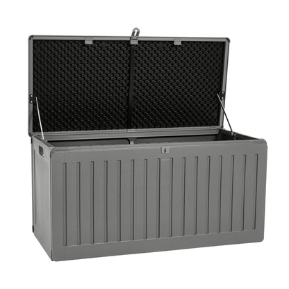Grindi Cygnus Gartenbox Kissenbox - Dunkelgrau 270 Liter