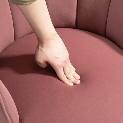 HOMCOM Esszimmerstuhl Sessel – Küche & Esszimmer Rosa