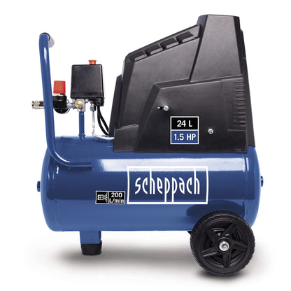 Scheppach Kompressor HC25o - ölfrei 24L 8 bar inkl. Werkzeug Set
