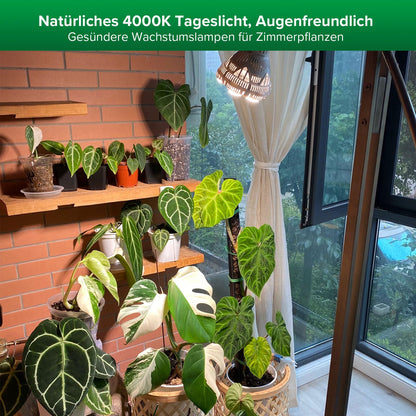 SANSI LED Pflanzenlampe E27 24W Vollspektrum für Zimmerpflanzen