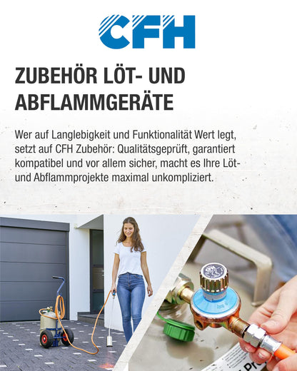 CFH VS 780 Gummigasschlauch Propan/Butan – 10 m G 3/8" LH