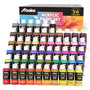 ABEIER Acrylfarben Set, 56 Farben à 60 ml, ungiftig, wasserfest – Acrylfarbe in 56 Flaschen