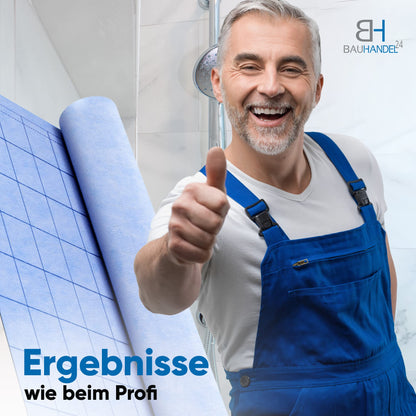 Bauhandel24 Abdichtungsbahn D11 für Dusche & Bad 10m²