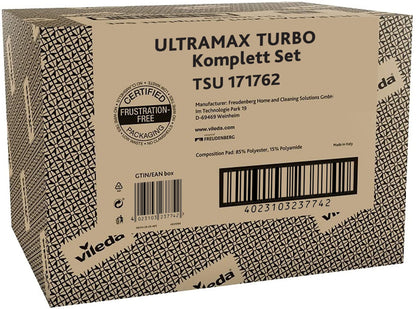 Vileda Ultramax Turbo 2in1 Bodenwischer Set mit Eimer & Schleuder