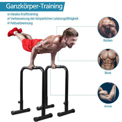 Yaheetech Dip Station Parallettes Calisthenics, höhenverstellbar