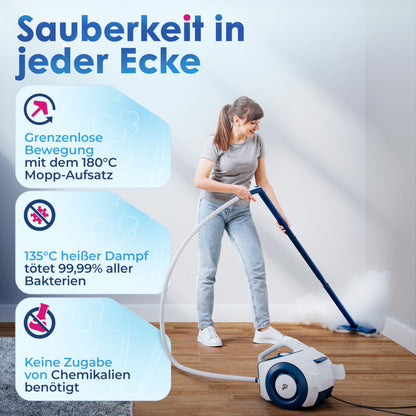 Primavella Don Vito Dampfreiniger – Leistungsstark & Vielseitig