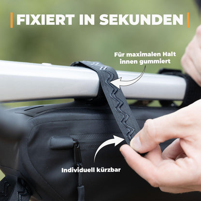 Rovativ Bikepacking-Rahmentasche RRT46, 46 cm, wasserdicht, 3,5 l