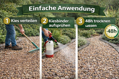 Leintrade Kiesbinder 5 L – wasserdurchlässiger Kiesverfestiger
