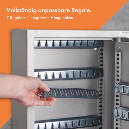 VonHaus Digitaler Schlüsseltresor - Wandmontage, 71 Schlüssel