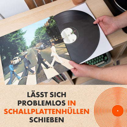 SPINCARE LP Innenhüllen 12 Zoll, antistatisch, Reispapier, 100 Stück