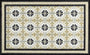 wash+dry Kitchen Tiles Fußmatte 75x120 cm – Indoor/Outdoor. Rechteckige Schmutzfangmatte mit Fliesenmuster für Innen- und Außenbereiche.