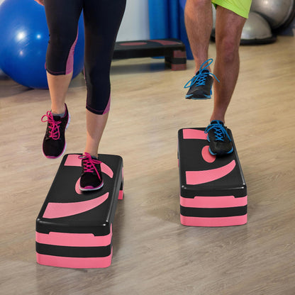 Yaheetech Aerobic Steppbrett, 3-fach höhenverstellbar, bis 250 kg