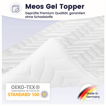Meos® Gel-Schaum Topper Matratzenauflage 140x200cm