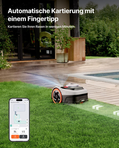 Segway Navimow i205 AWD Mähroboter ohne Begrenzungskabel, 500 m²