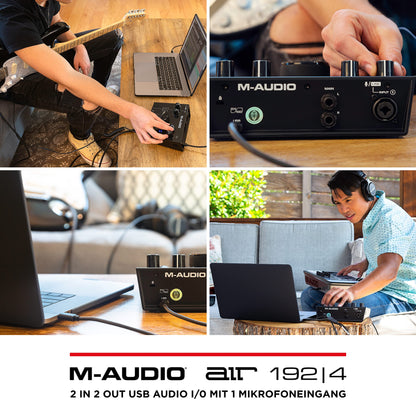 M-Audio AIR 192|4 USB Audio Interface – Recording