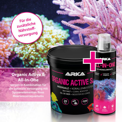 ARKA Organic Active Salt Meersalz 10 kg für Riffaquarien