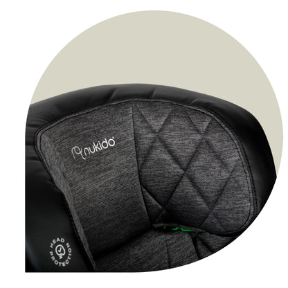 Nukido Louis Kinderautositz - ISOFIX 15-36 kg Dunkelgrau