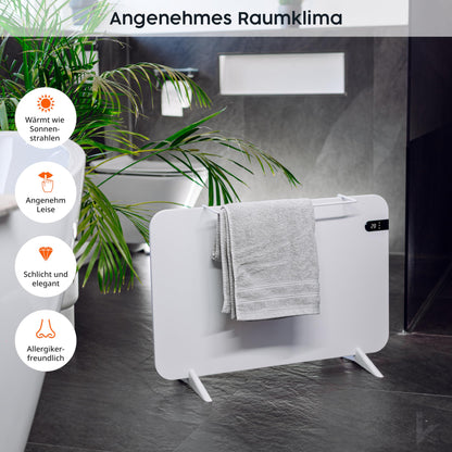 Könighaus 450W Smart Dual-Infrarotheizung V2 weiss