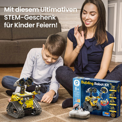 Sillbird 5-in-1 Roboter Bausatz mit App-Steuerung, programmierbar