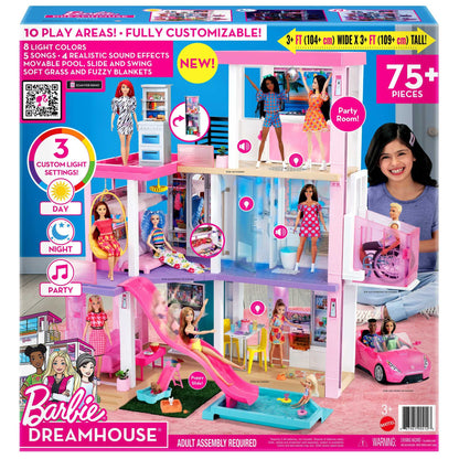 Barbie Dream House 3-stöckiges Puppenhaus 114 cm GRG93