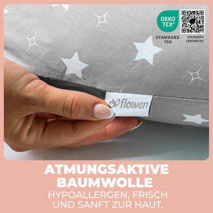 Flowen Stillkissen Schwangerschaftskissen XXL 200x70 cm