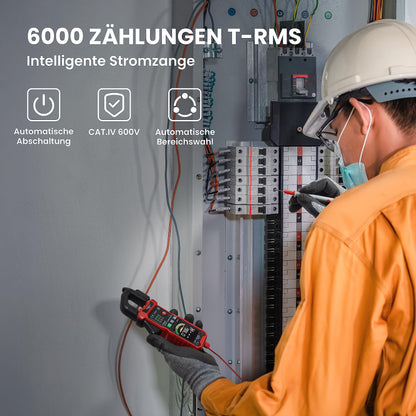 KAIWEETS KC602 Intelligente Stromzange AC/DC 600A True-RMS