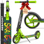 RE:SPORT Cityroller, klappbarer Tretroller für Kinder & Erwachsene mit breitem rutschfestem Deck und grossen PU-Rollen