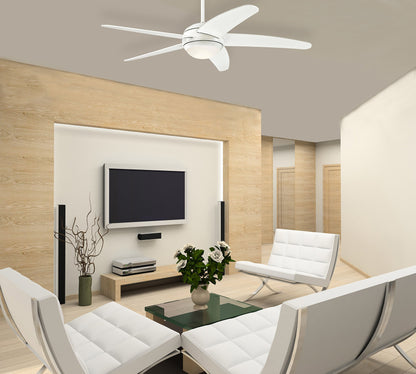 Bendan 72070 LED Deckenventilator 132 cm - Seidenmatt Chrom
