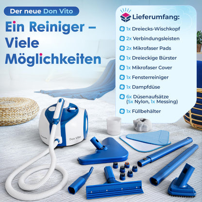 Primavella Don Vito Dampfreiniger – Leistungsstark & Vielseitig