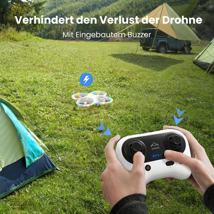 Ameta Morpho Kinderdrohne mit 1080P HD Kamera und FPV für Anfänger