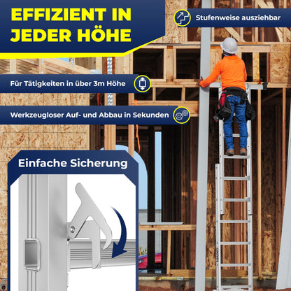 MASKO Alugerüst 4in1 – Arbeitsgerüst und Leiter bis 150 kg