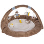 Fehn 3-D-Activity-Nest Otter Spielbogen mit 7 abnehmbaren Spielzeugen, gepolsterter Rand