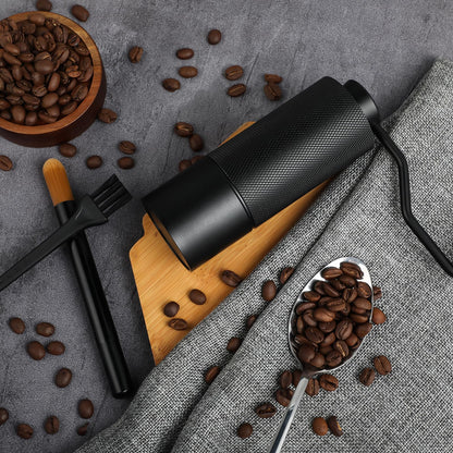 ISHEWUDU Manuelle Kaffeemühle, Kaffeemühle Manuell mit konischem Frässtift aus Edelstahl, Handkaffeemühle, tragbare und kleine Kaffeebohnenmühle für ISHEWUDU bis French Press