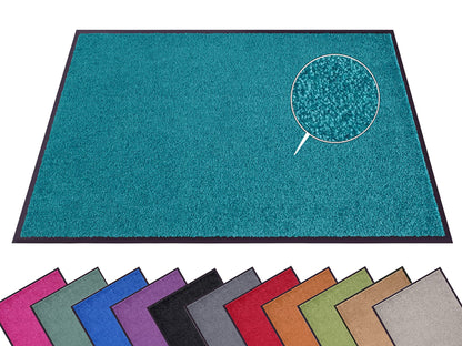 Hanse Home Schmutzfang-/Türmatte Outdoor – 120x180cm Petrol. Rechteckige, petrolfarbene Schmutzfangmatte für den Außenbereich.