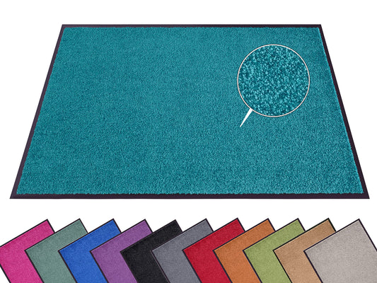 Hanse Home Schmutzfang-/Türmatte Outdoor – 120x180cm Petrol. Rechteckige, petrolfarbene Schmutzfangmatte für den Außenbereich.