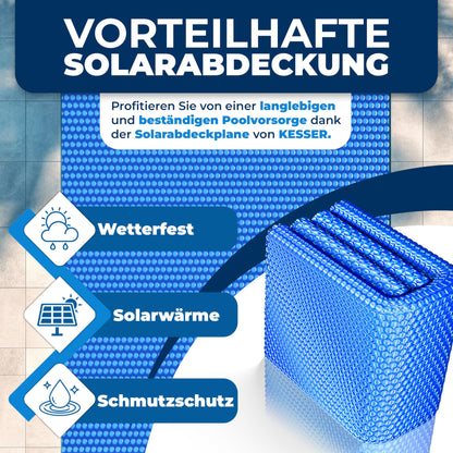 KESSER® Pool Solarfolie Poolabdeckung - 400µm rund 549cm Heizung