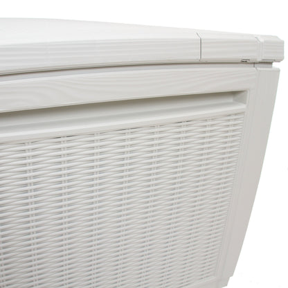 Koll Living Auflagenbox Kissenbox – 511L, Wasserdicht, Rattanoptik